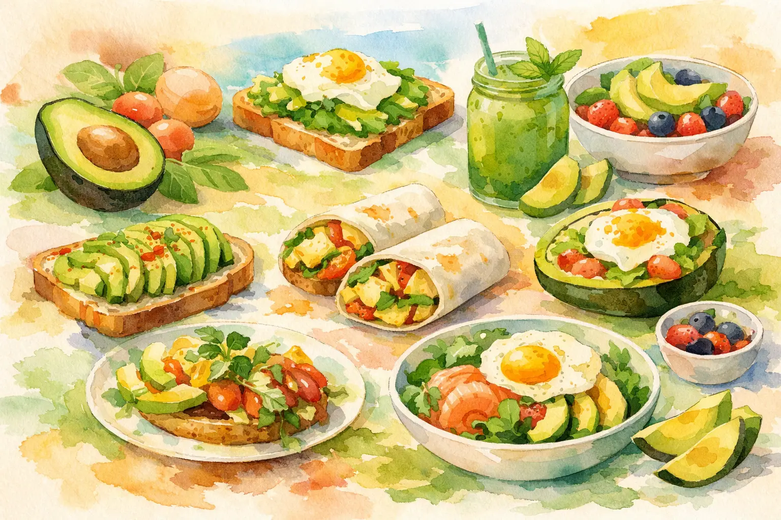 10 Healthy Avocado Breakfast Ideas