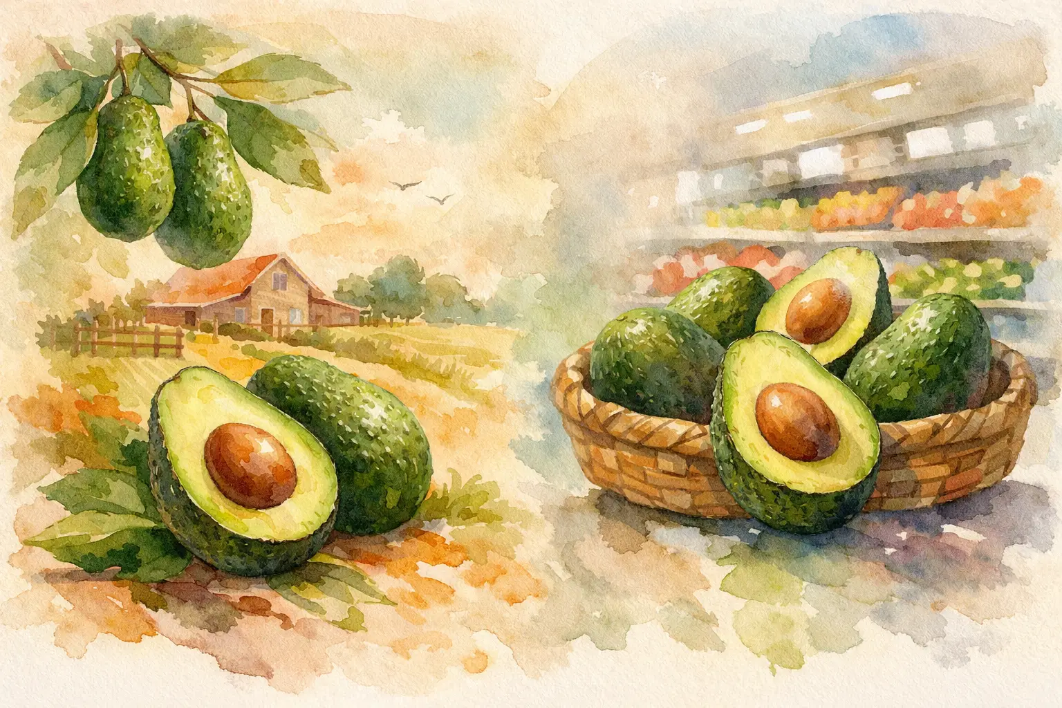 Farm Fresh Avocados vs Store Bought